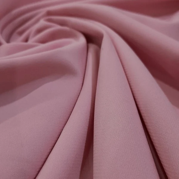 STRETCH CREPE-CHIFFON PINK2