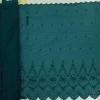POLY- VOILE EMBROIDERED TEAL