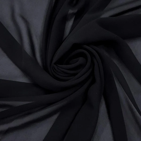 DCHIFFON PEBBLES BLACK