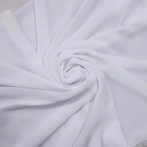 DCHIFFON PEBBLES WHITE