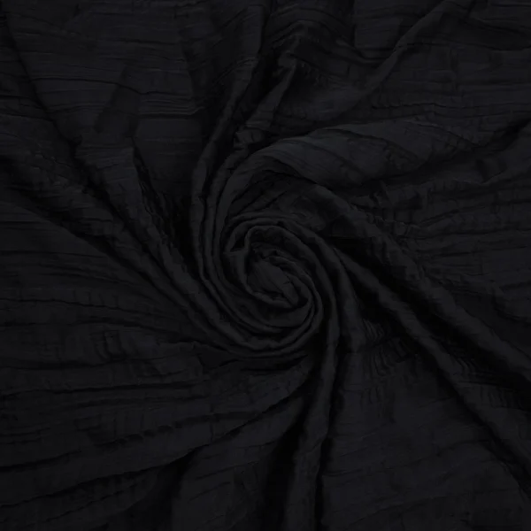 DCHIFFON PLEATED BLACK 1