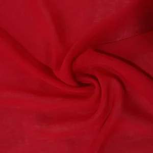 CHIFFON CUBIC DARK RED