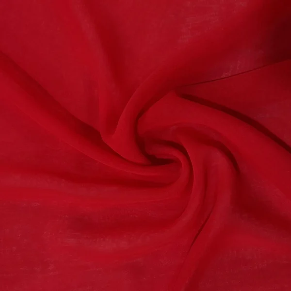CHIFFON CUBIC DARK RED