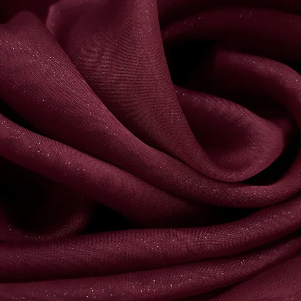CHIFFON FOILED 2-TONE BURGANDY