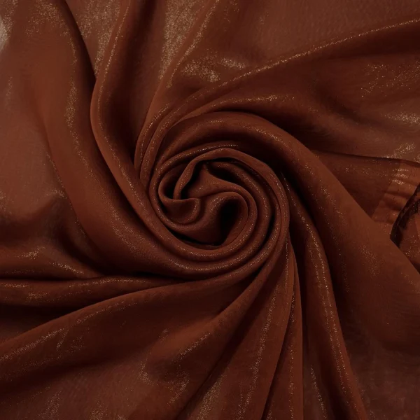 CHIFFON FOILED 2 TONE RUST (1)