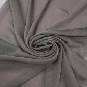 DCHIFFON SHOTT FOILED(1) TAUPE