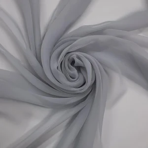 POLYESTER CHIFFON SILVER