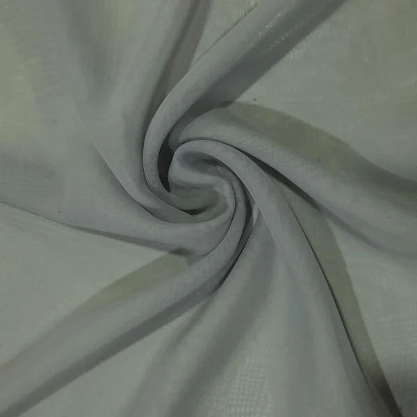 POLYESTER CHIFFON SILVER(1)