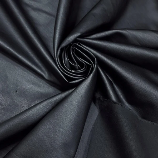 DENIM PLEATHER BLACK