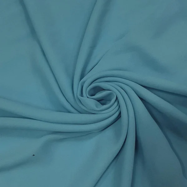 GEORGETTE MILK(L790)-AQUA