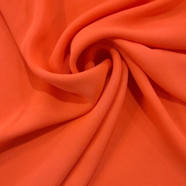 GEORGETTE(MILK)  ORANGE