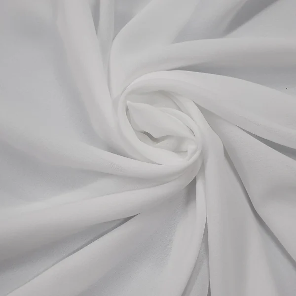 GEORGETTE(MILK)  WHITE(1)