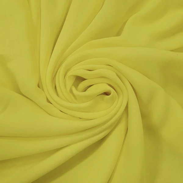 GEORGETTE(MILK) YELLOW