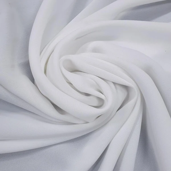 CUBIC GEORGETTE WHITE