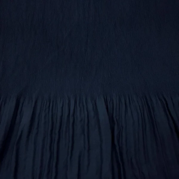 MILK GEORGETTE PLEATED (2556-3) DARK NAVY