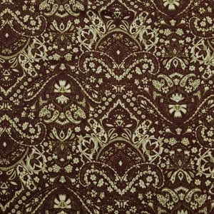 DTY PRINTED SNAKE PAISLEY BROWN
