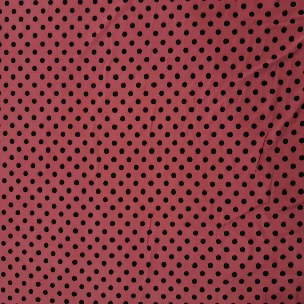 FDY PRINTED SMALL-DOT SALMON