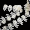 FLO BRD 3D DAISY DIAMANTE CREAM