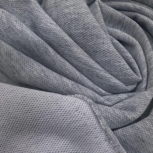 TERRY FLEECE UNBRUSHED SILVER