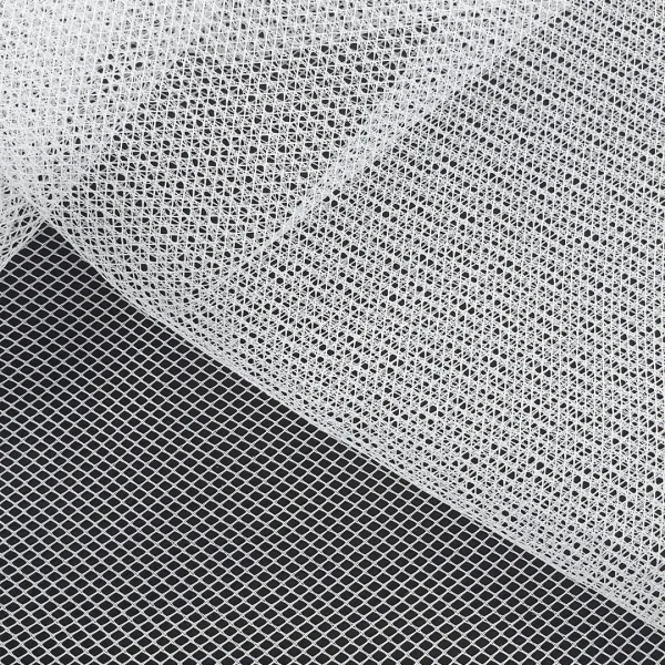 FISH NET VERY HARD TULLE WHITE(1)