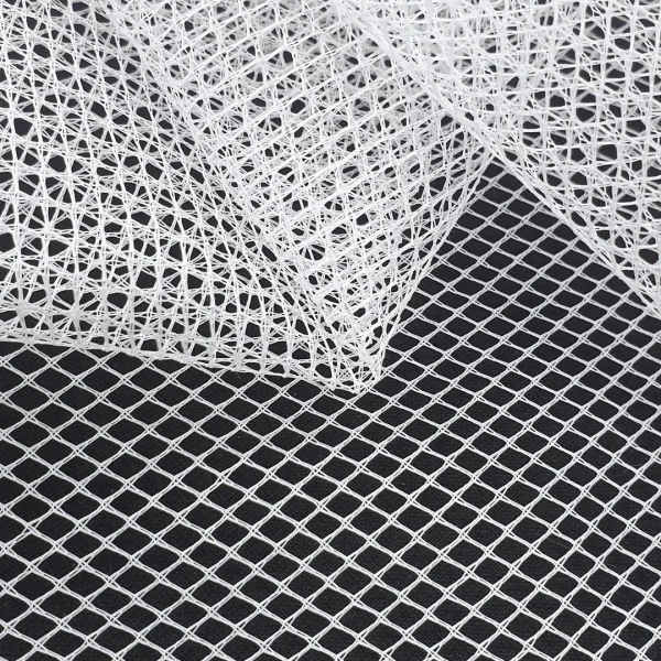 FISH NET VERY HARD TULLE WHITE(1)