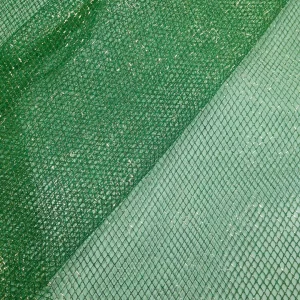 NYLON METALLIC NET GREEN GOLD
