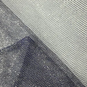 NYLON METALLIC NET PURPE GOLD