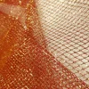 NYLON METALLIC NET RED GOLD