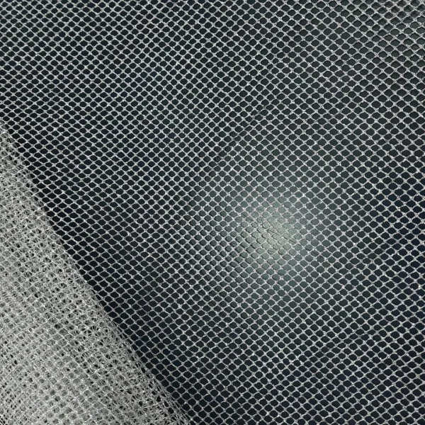 FISHNET TWISTED LUREX YARN SILVER