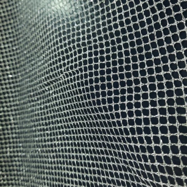 FISHNET TWISTED LUREX YARN SILVER