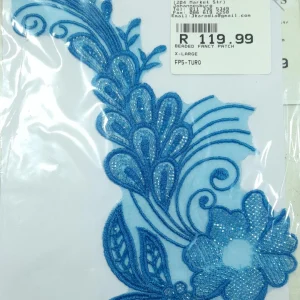 BEADED FANCY PATCH  X-LARGE