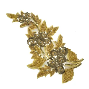 BEADED FANCY PATCH GOLD