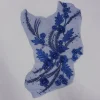FANCY PATCH BEADED SMALL ROSES ROYAL