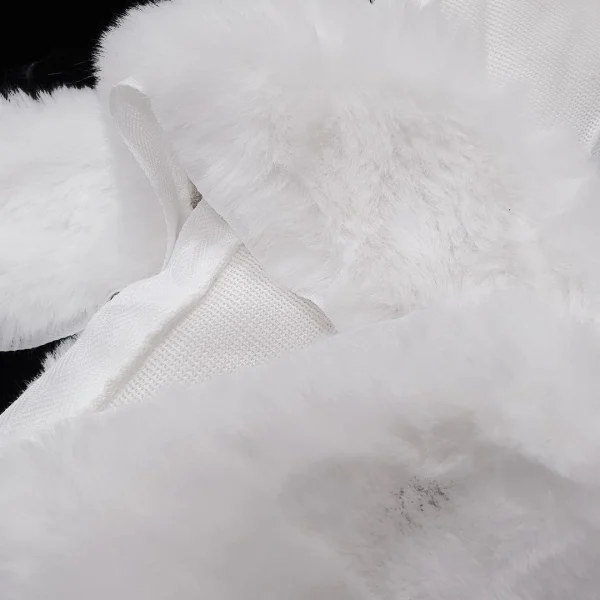 FUR TRIM WHITE
