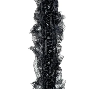 FT1B-BLK.webp LACE RUFFLED BEADED-BLK