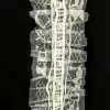 LACE RUFFLED BEADED-CRM