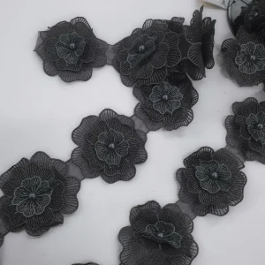 FLOWER LACE GREY