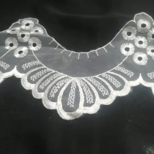 FTBJ-WHT-1.webp LASER CUT ORGANZA TRIM WITH EMBR (6CM)WIDE