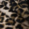 FUR RABBIT HAIR LEOPARD BROWN