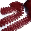 GUIPPOIRE LACE FRINGE RED(G48)