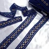 GUIP LACE  EYE-LET NAVY