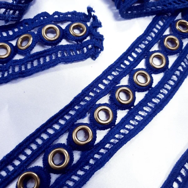 GUIP LACE  EYE-LET ROYAL