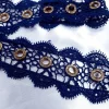 GUIP LACE  EYE-LET DIAMNT NAVY