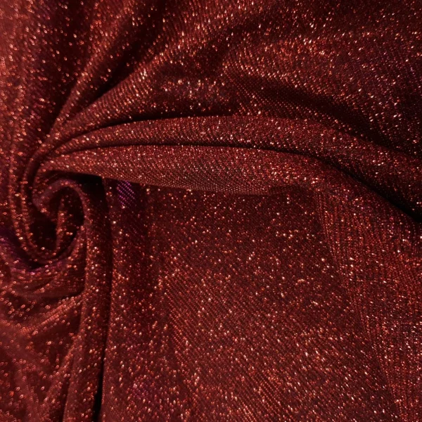 CRYSTAL STRETCH 2TONE RED ON BLACK
