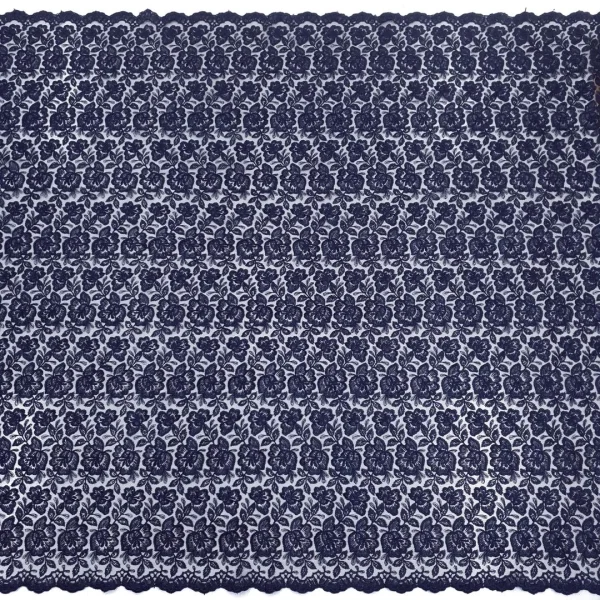 INDONESIAN LACE BIG FLO NAVY