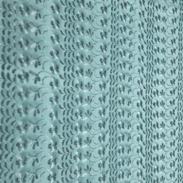 INDONESIAN LACE SMALL FLORAL  GRAY
