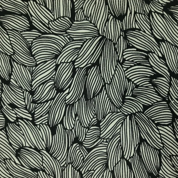 ITY PRINTED(L788)-CAVIER BLK and WHT