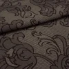 JACQUARD EMBOSSED FAILE FLORAL BROWN