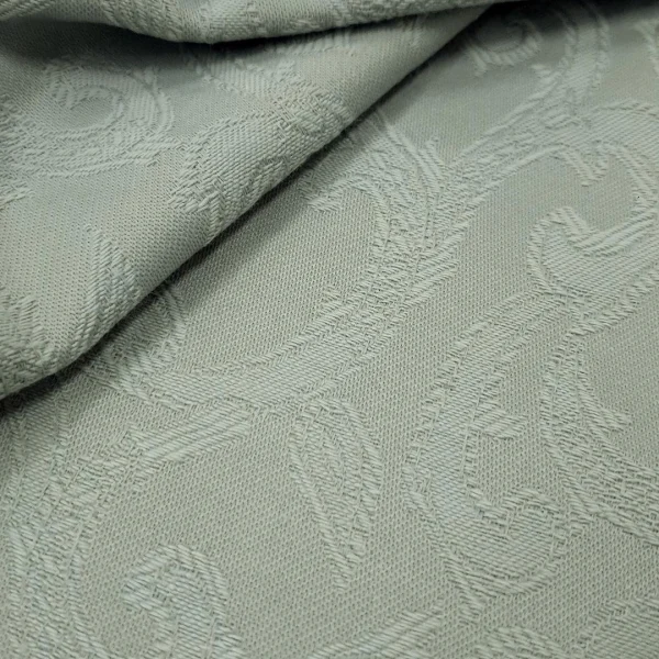 JACQUARD EMBOSSED LIGHT SAGE