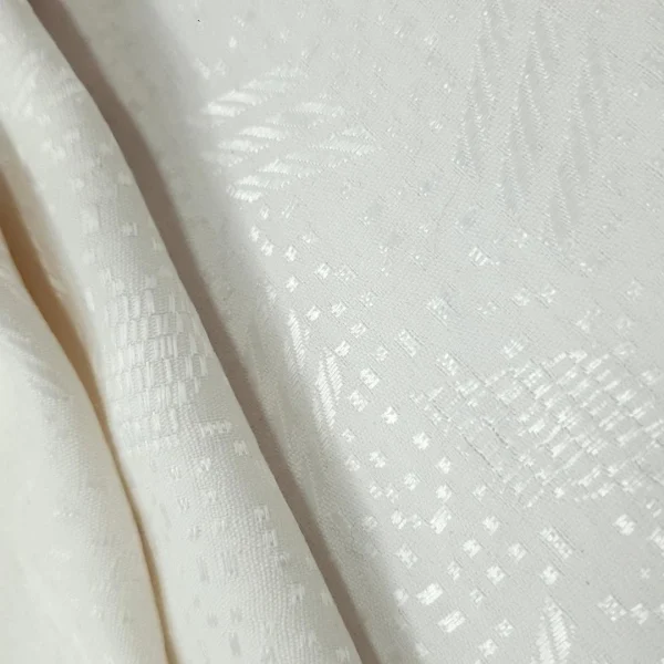 JACQUARD EMBOSSED  IVORY